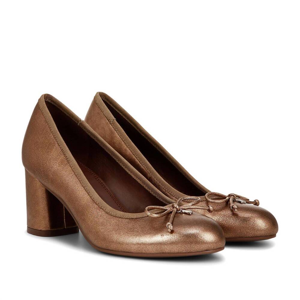 NEW NATURALIZER SOUL women's sienna pump sandal in soft bronze leather